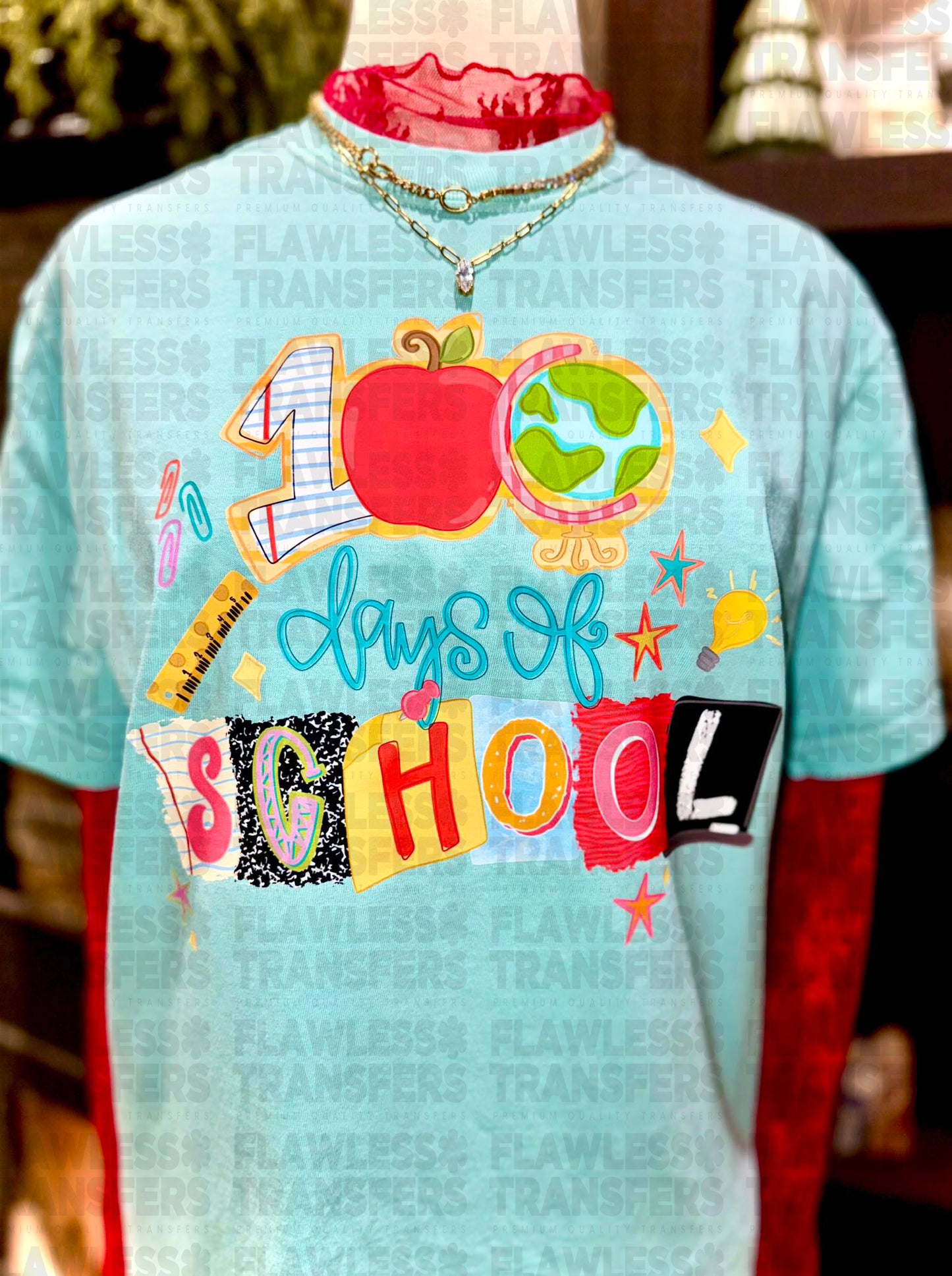 100 Days Of School #2988 DTF Transfer