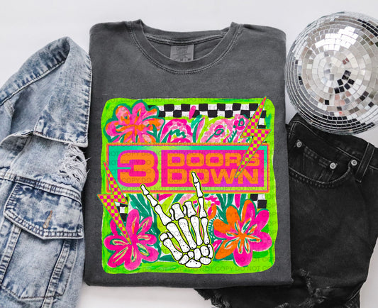 Neon Music Bands #2297 DTF Transfer