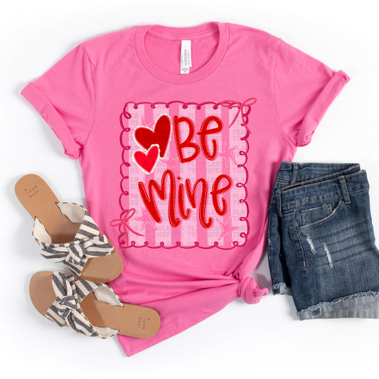 Be Mine Stripes #3058 DTF Transfer