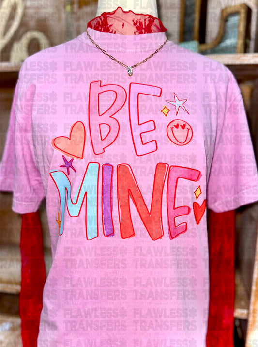 Be Mine Watercolor #2990 DTF Transfer