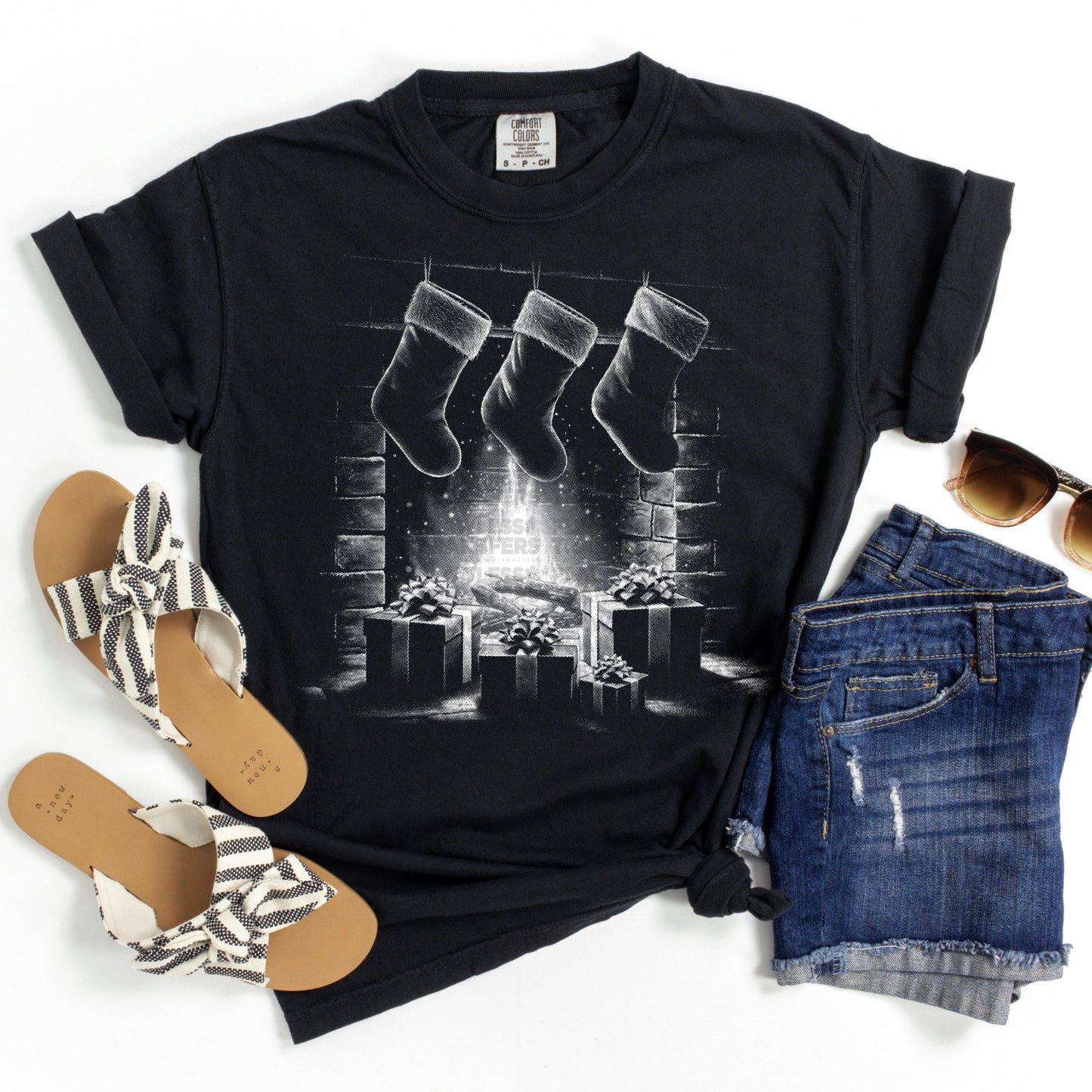 Christmas Fireplace #2916 DTF Transfer