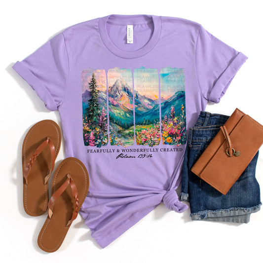 Fearfully And Wonderfully Created Brushstroke #3046 DTF Transfer