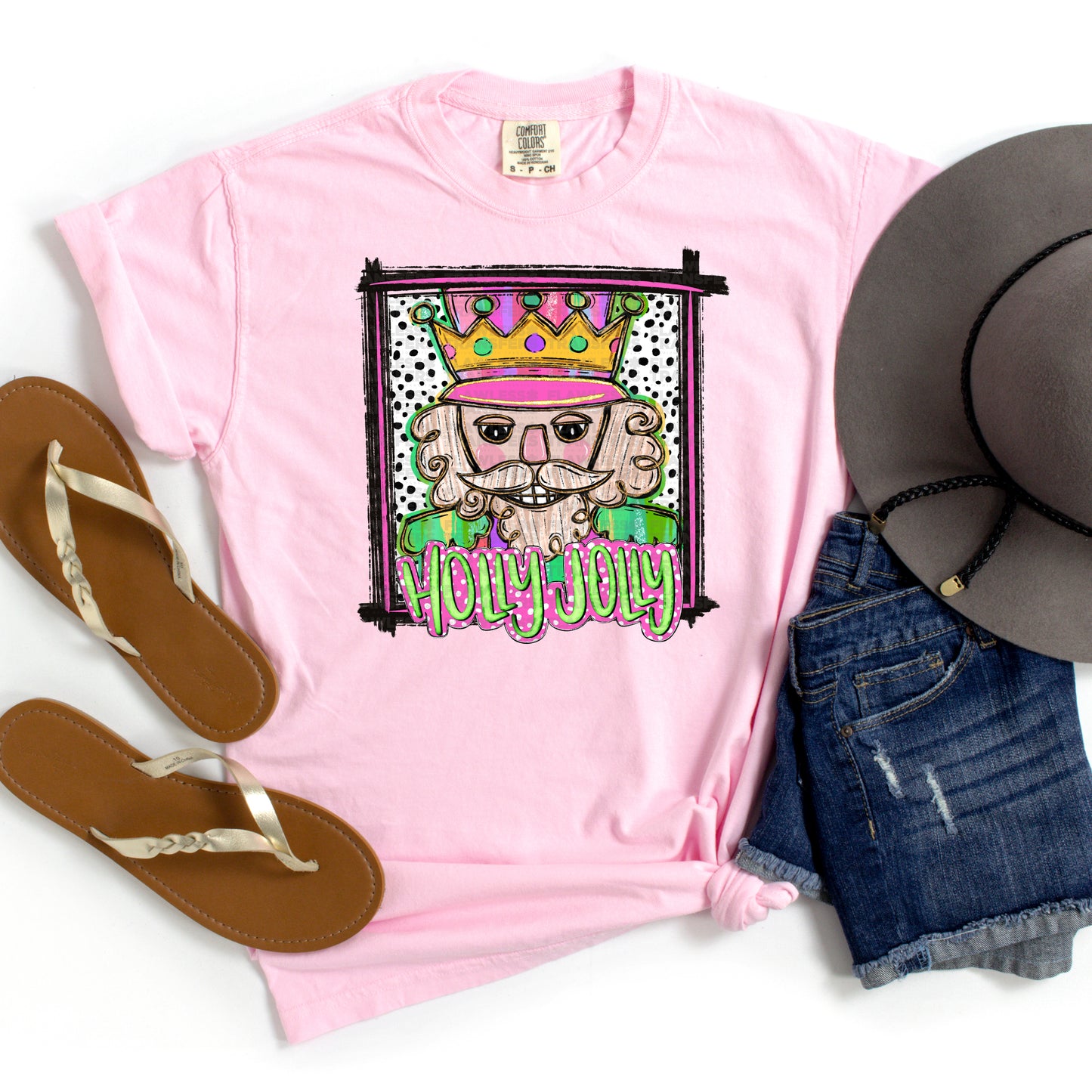 Holly Jolly Nutcracker #2893 DTF Transfer