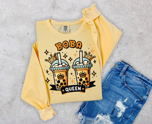 Boba Queen #1050 - DTF Transfer