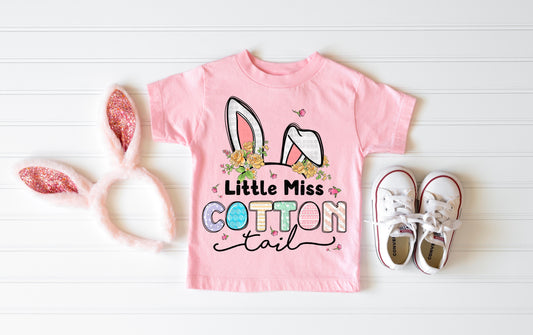 Little Miss Cottontail #1138 -DTF Transfers