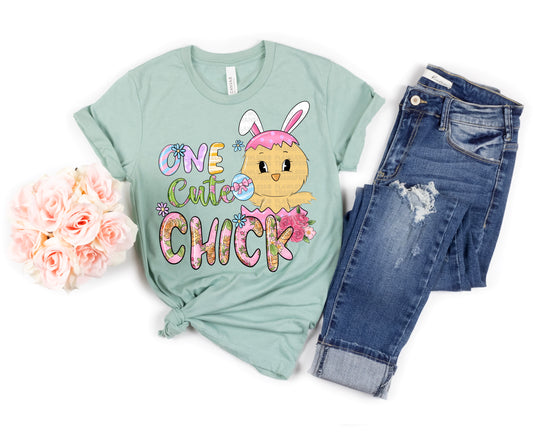 One Cute Chick #1145 -DTF Transfers