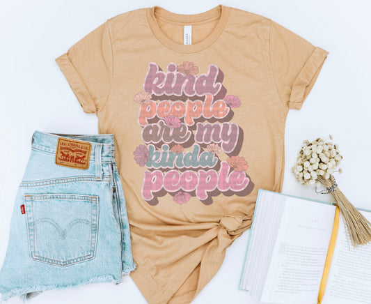 Kind People Are My Kinda People Retro #1216 - DTF Transfers