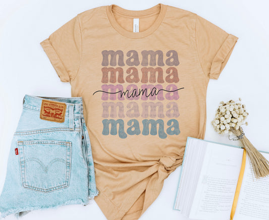 Mama Stacked Retro #1219 - DTF Transfers