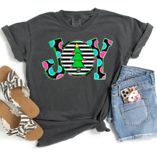 Joy Christmas Tree #2897 DTF Transfer