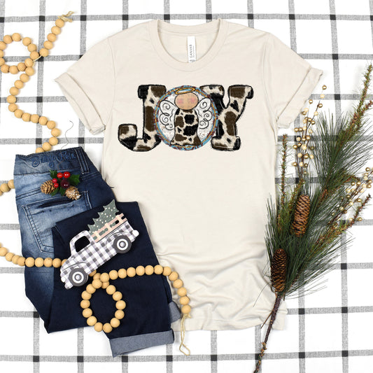 Joy Cowhide Angel #2898 DTF Transfer