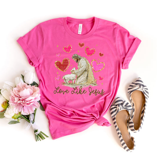 Love Like Jesus #3054 DTF Transfer