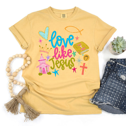 Love Like Jesus #3885 DTF Transfer