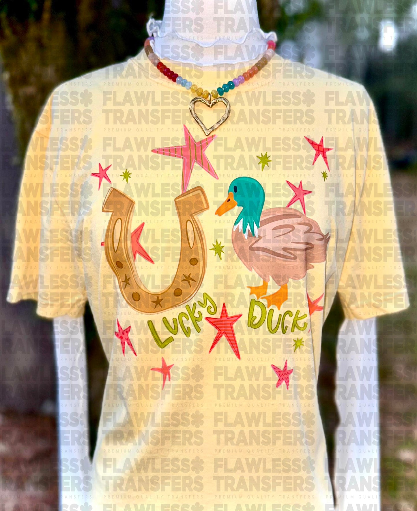 Lucky Duck #3011 DTF Transfer