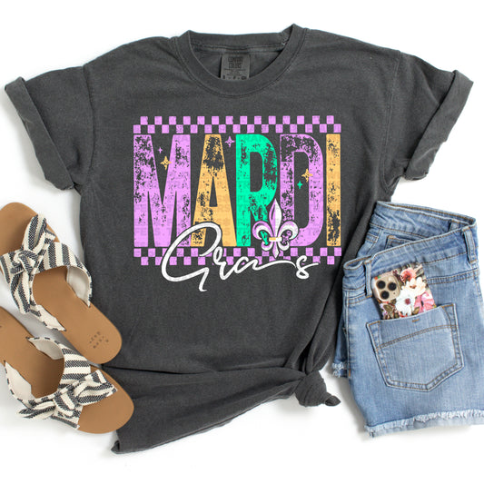 Mardi Gras #3062 DTF Transfer