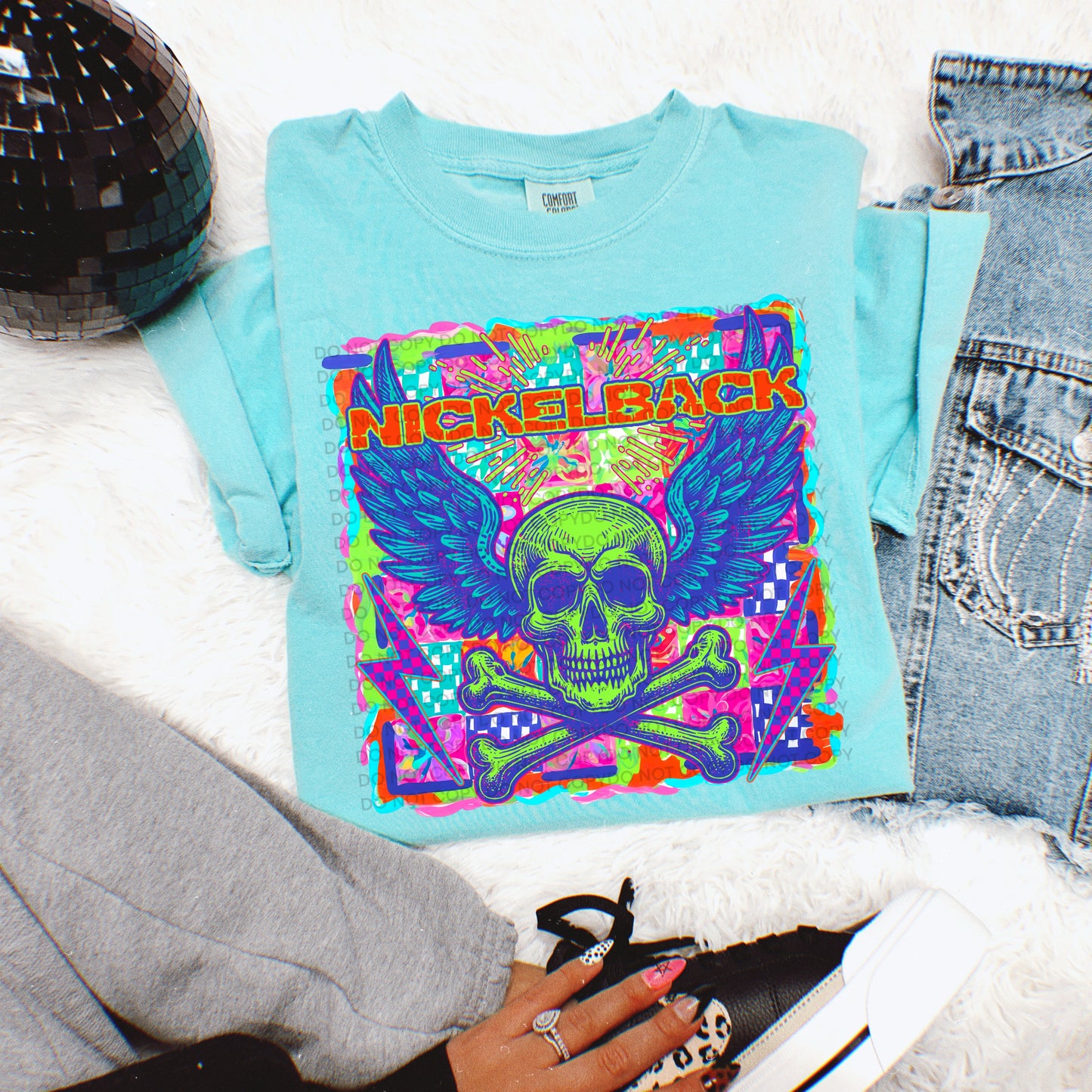 Neon Music Bands #2297 DTF Transfer