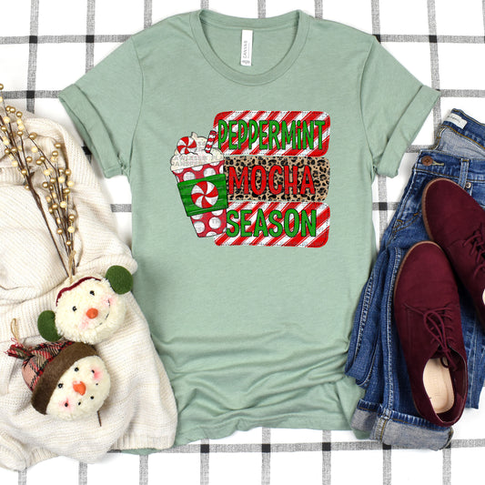 Peppermint Mocha Season #2913 DTF Transfer