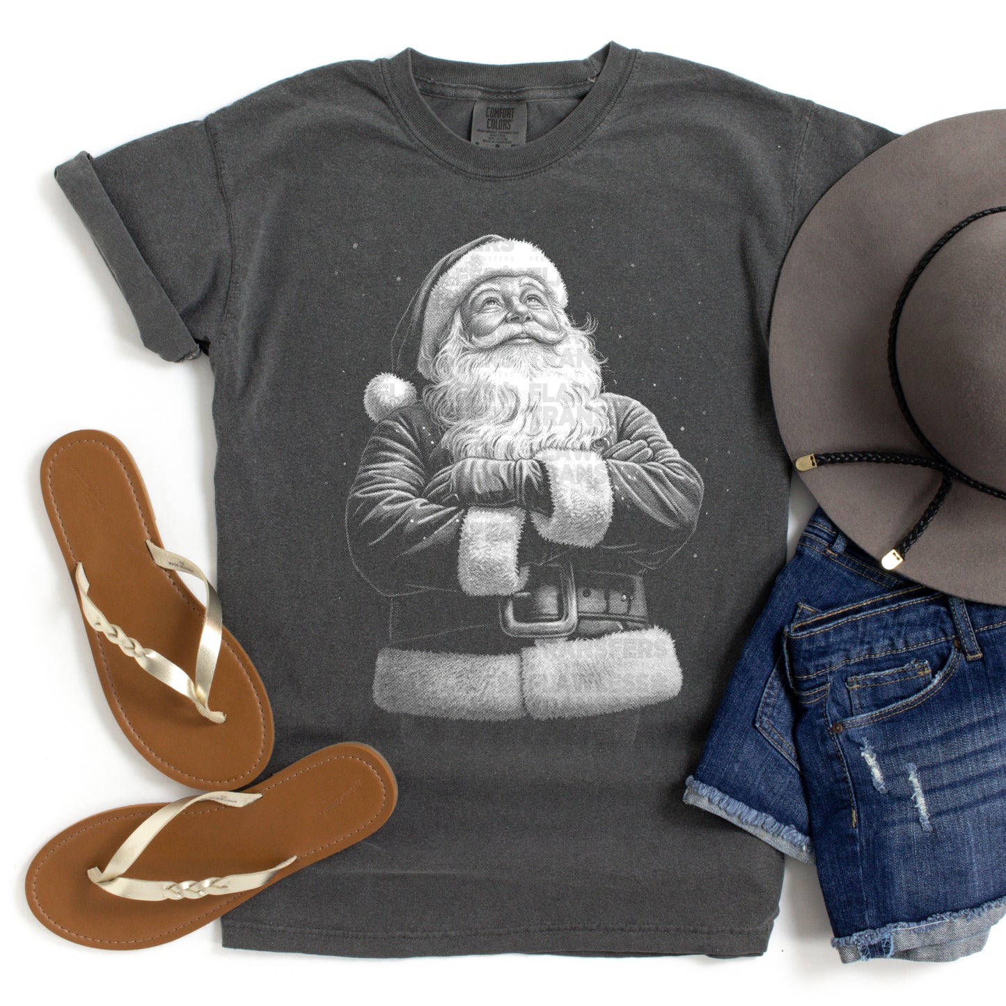 Santa Claus Arms Crossed #2806 DTF Transfer