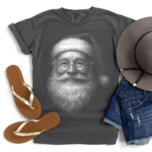 Santa Face #2804 DTF Transfer