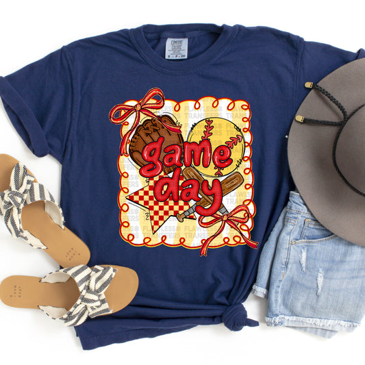 Softball Game Day #3040 DTF Transfer