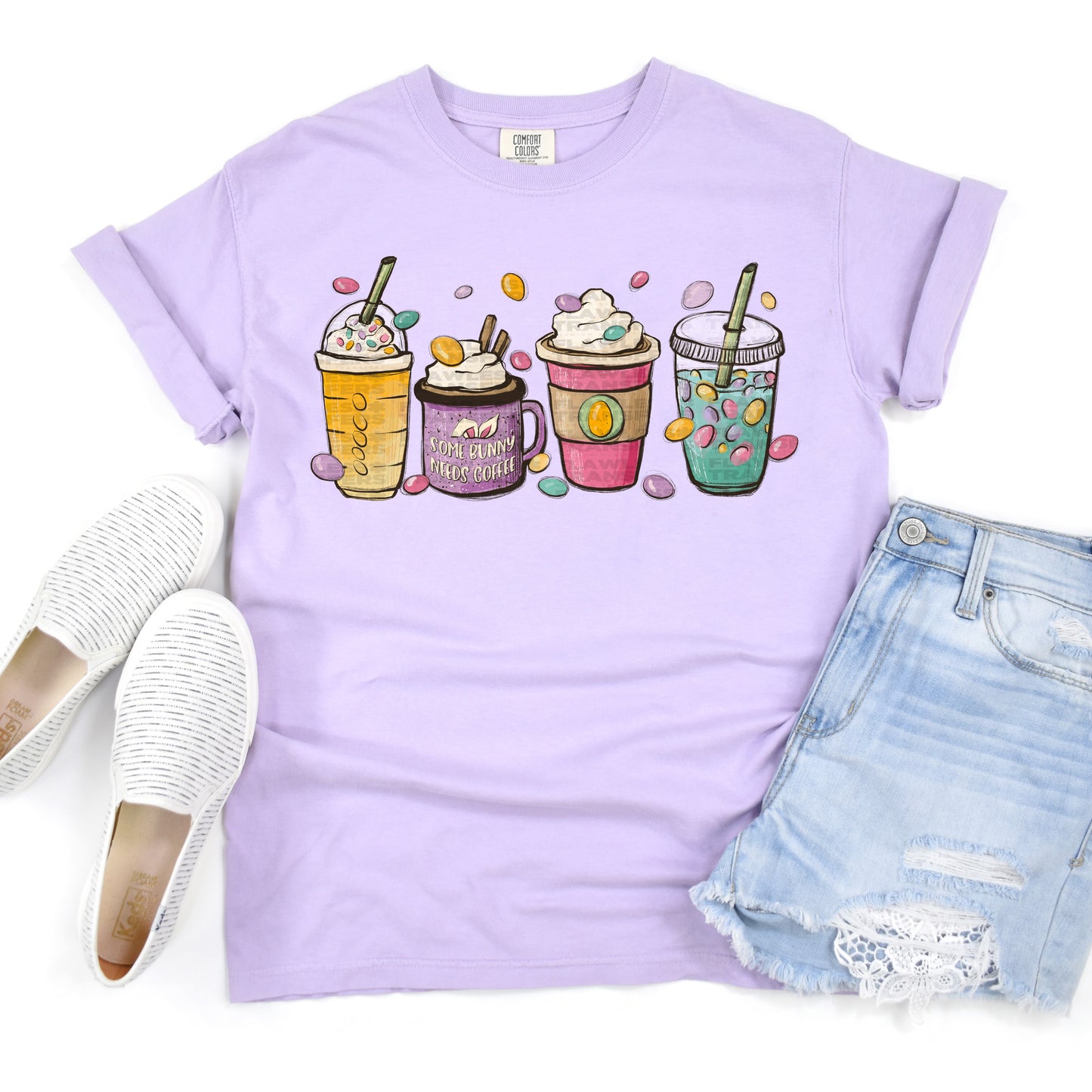 Some Bunny Needs Coffee #0003 DTF Transfer