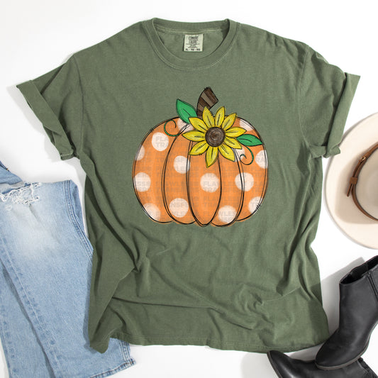 Sunflower Pumpkin #2342 DTF Transfer