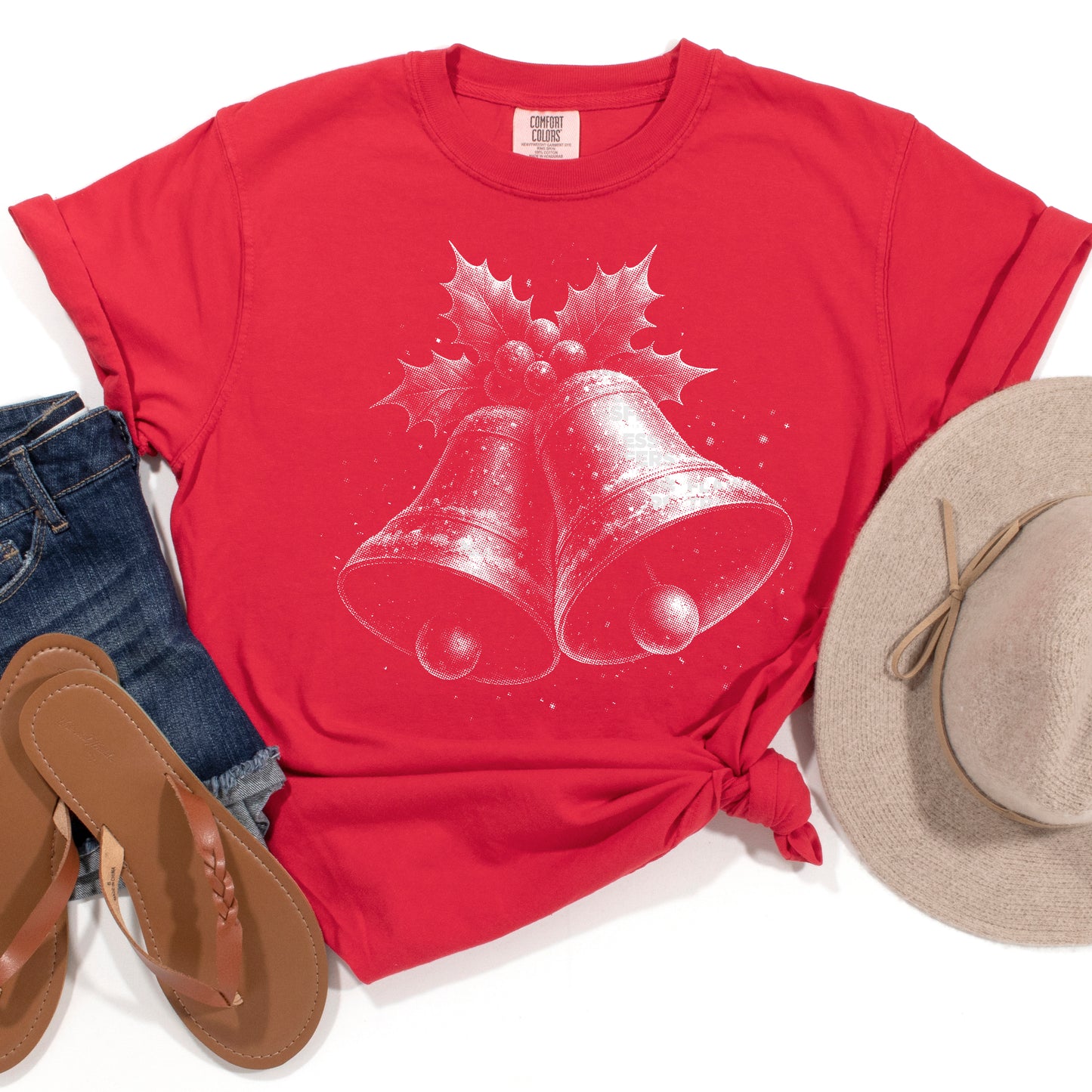 Vintage Christmas Bells #2926 DTF Transfer