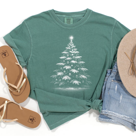 Vintage Christmas Tree #2928 DTF Transfer