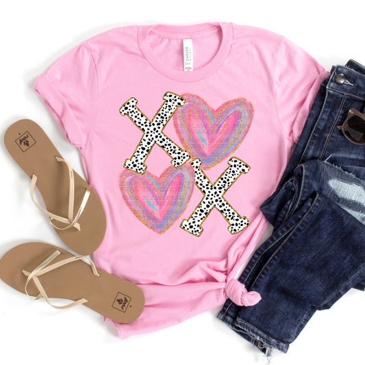 XOXO Watercolor #3007 DTF Transfer