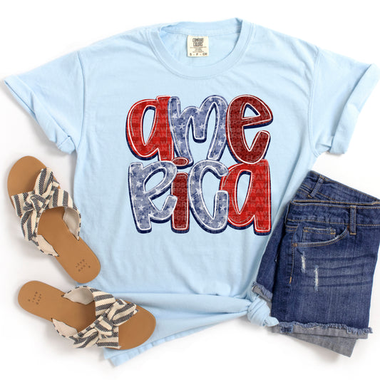 America Bold #2137 DTF Transfer