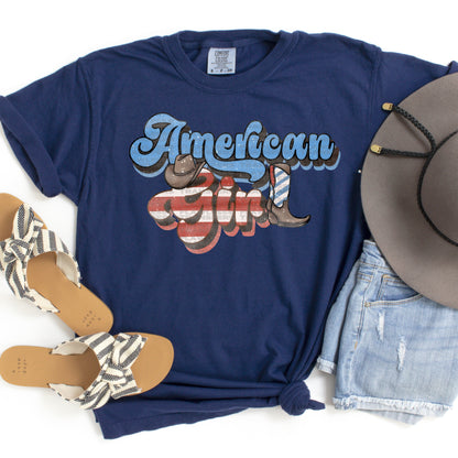 American Girl #0017 DTF Transfer