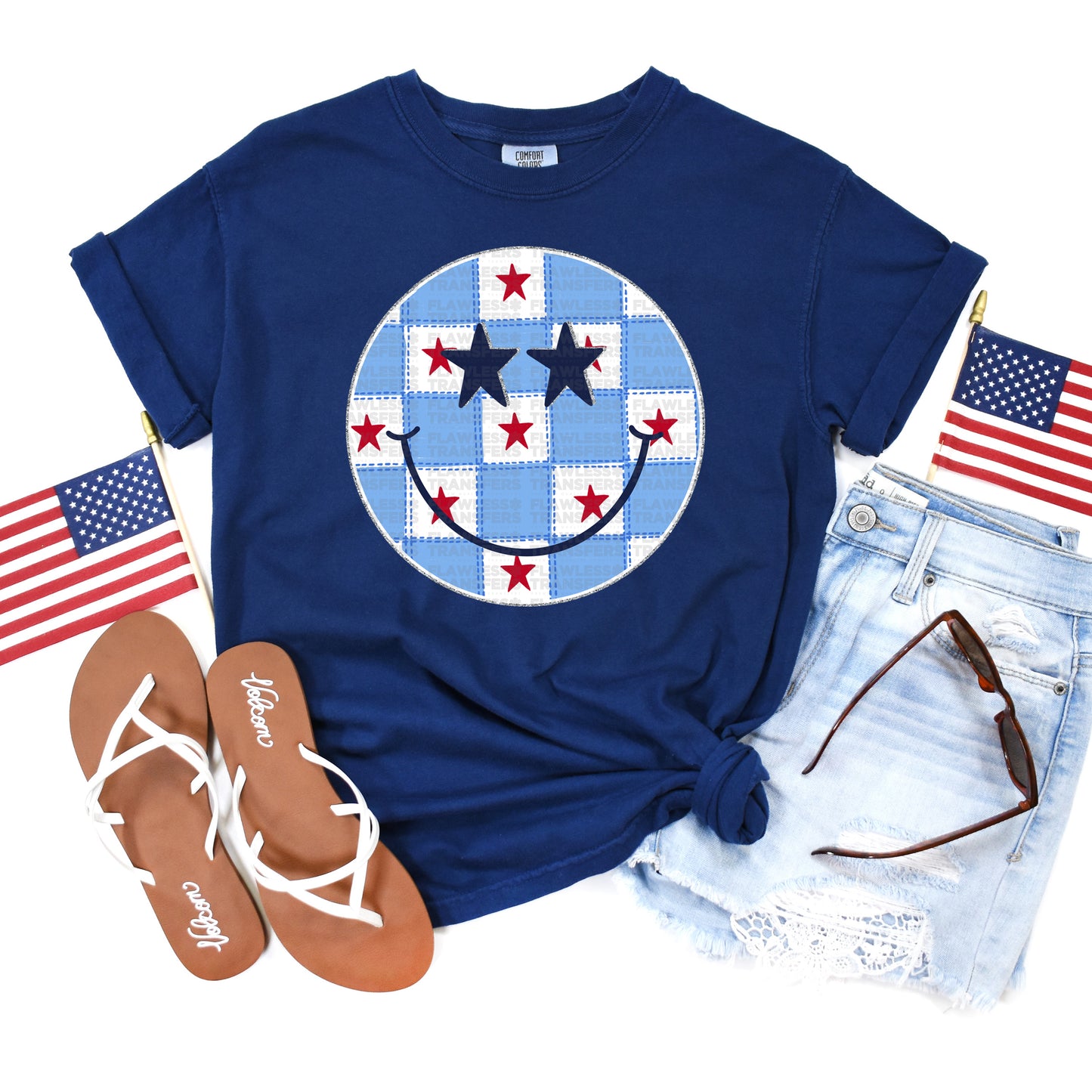 American Star Smiley #2134 DTF Transfer
