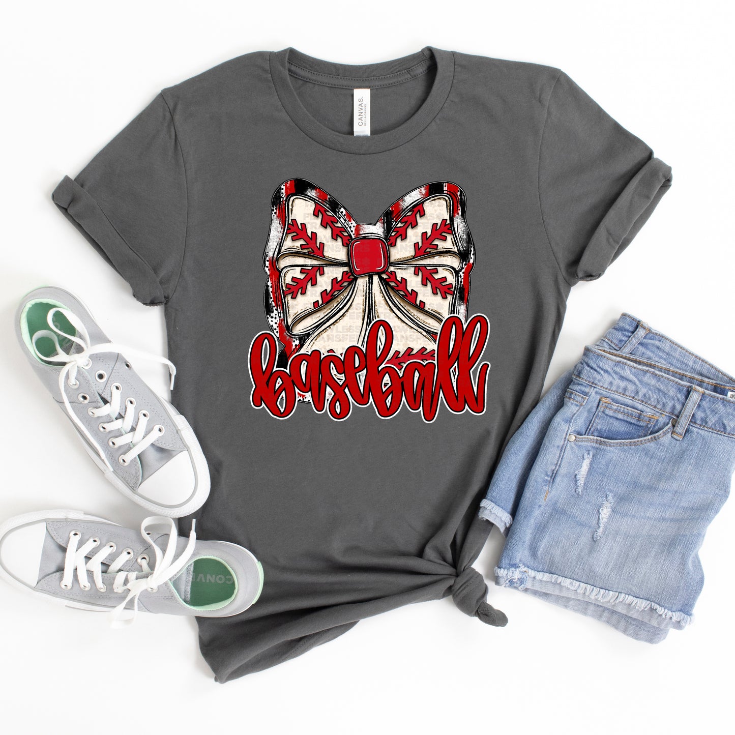 Baseball Bow Coquette #2011 DTF Transfer