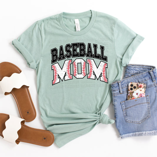 Baseball Mom - Design 11 DTF Transfer