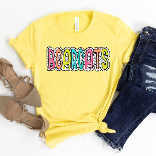 Bearcats Bright Doodle Dalmatian Dots #2009 DTF Transfer