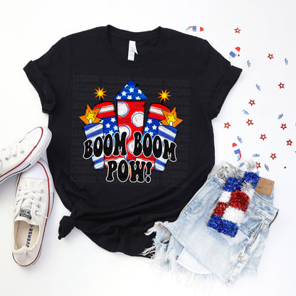 Boom Boom Pow Fireworks #0029 DTF Transfer
