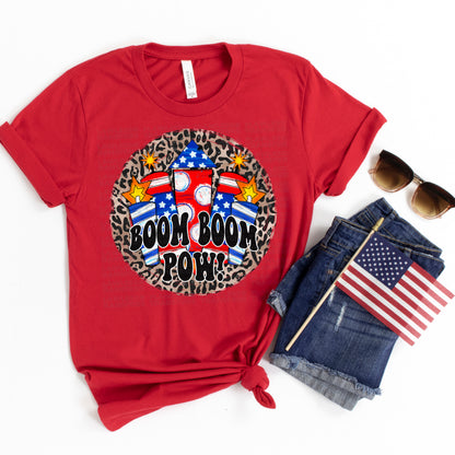 Boom Boom Pow Fireworks #0030 DTF Transfer