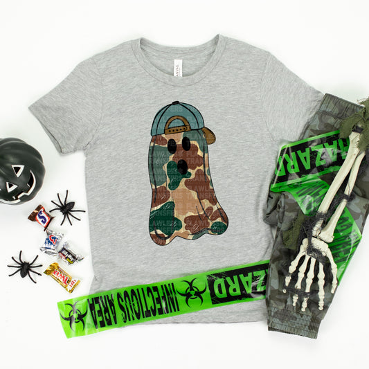 Camo Ghost Boy #2572 DTF Transfer