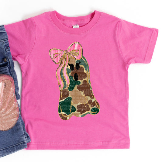 Camo Ghost Girl #2573 DTF Transfer