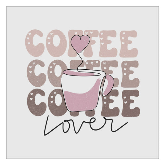 Coffee Lover Stacked DTF Transfer