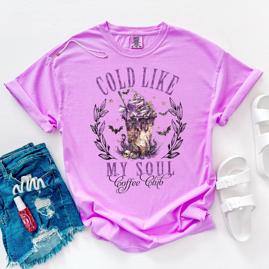 Cold Like My Soul Coffee Club #2453 DTF Transfer