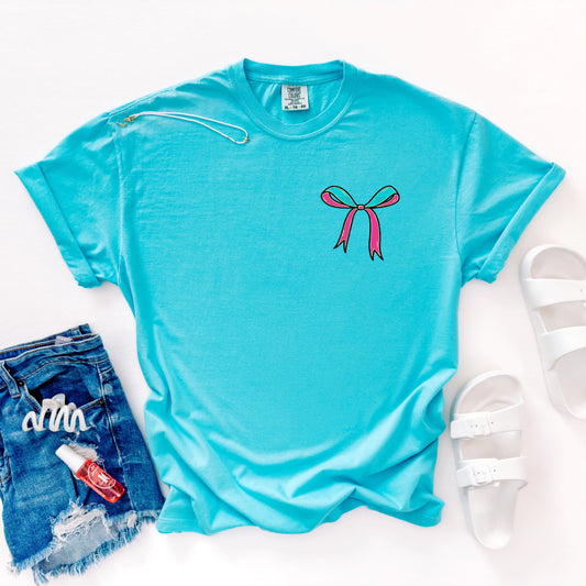 Coquette Bow Matches Tropical States #2261 DTF Transfer