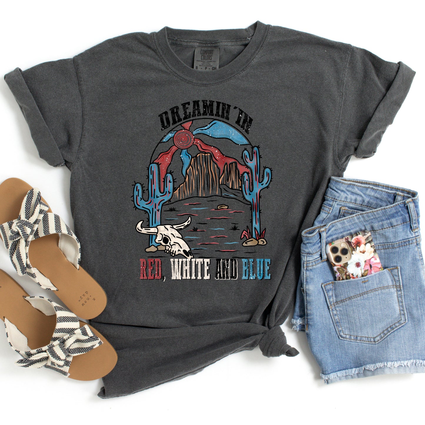 Dreamin In Red White And Blue #2120 DTF Transfer