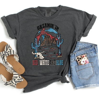 Dreamin In Red White And Blue #0035 DTF Transfer