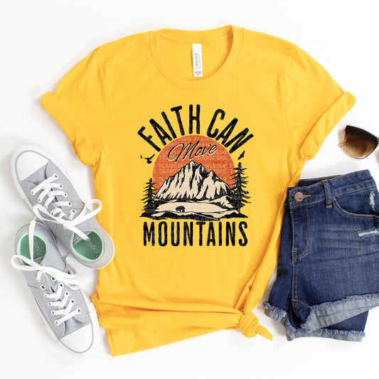 Faith Can Move Mountains #1070 DTF Transfer