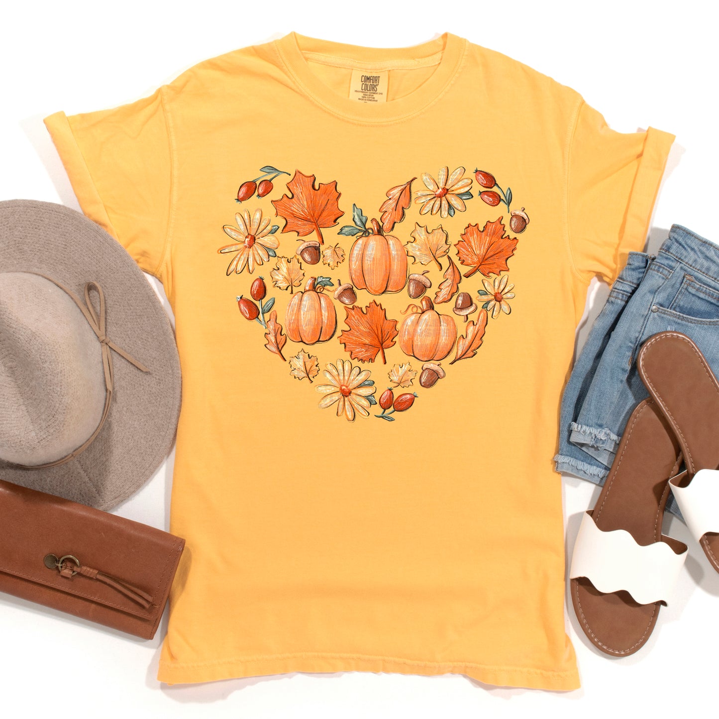 Fall Favorites Heart #0029 DTF Transfer