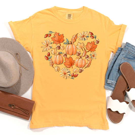 Fall Favorites Heart #0029 DTF Transfer