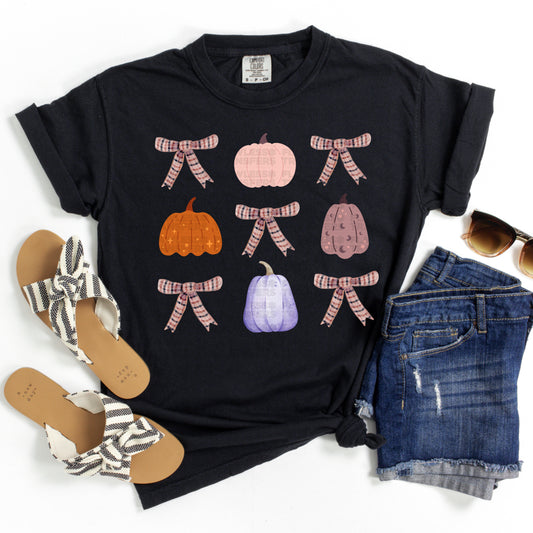 Fall Pumpkin Coquette Bow #2543 DTF Transfer