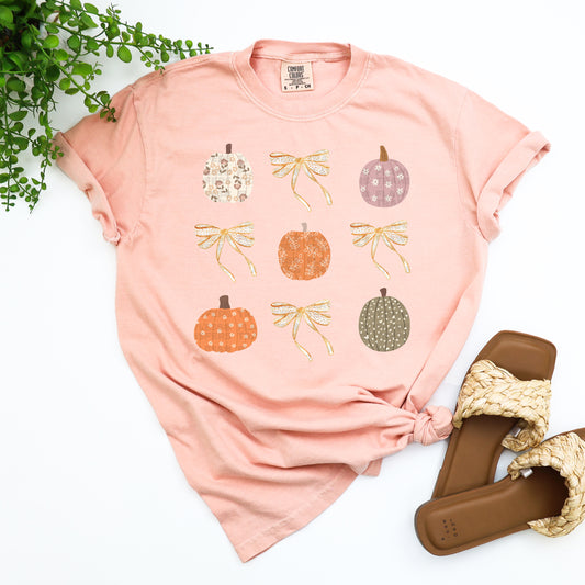 Fall Pumpkin Coquette Bow #2544 DTF Transfer