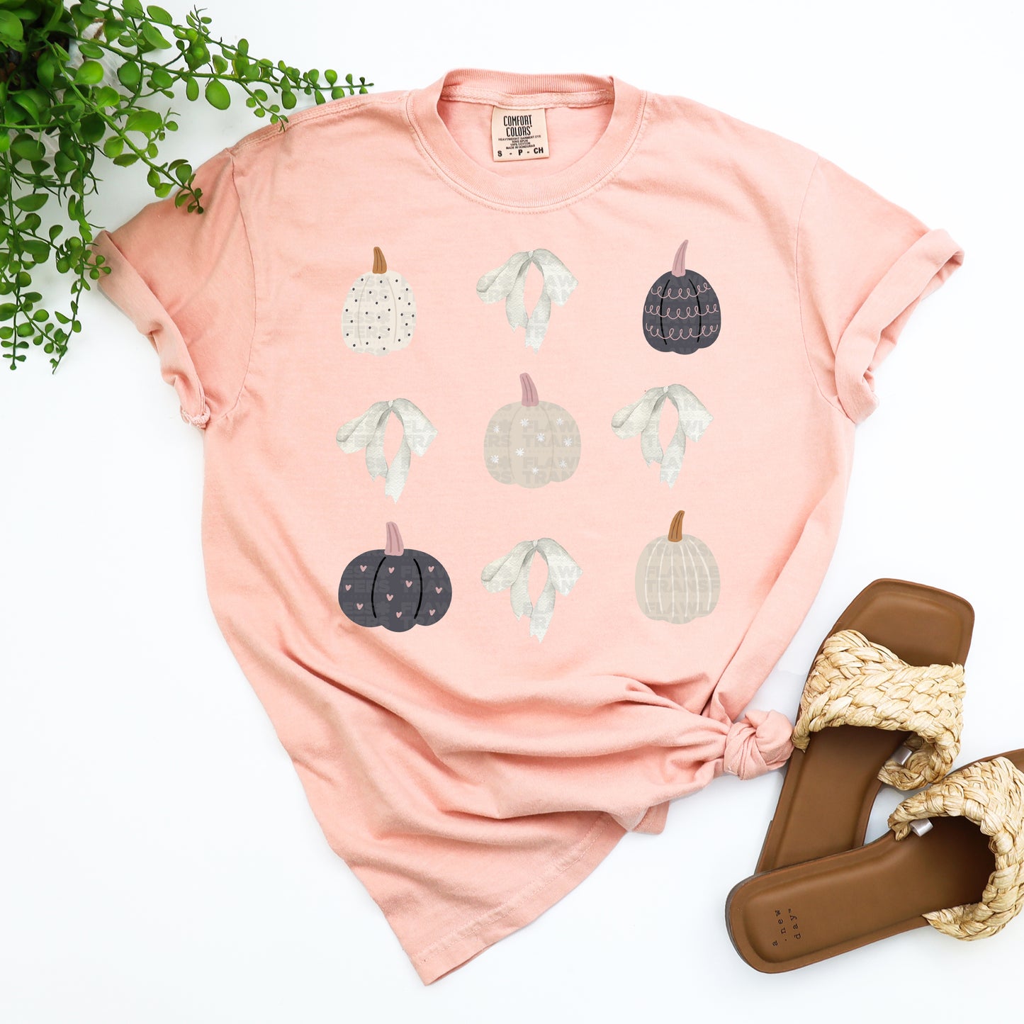 Fall Pumpkin Coquette Bow #2549 DTF Transfer