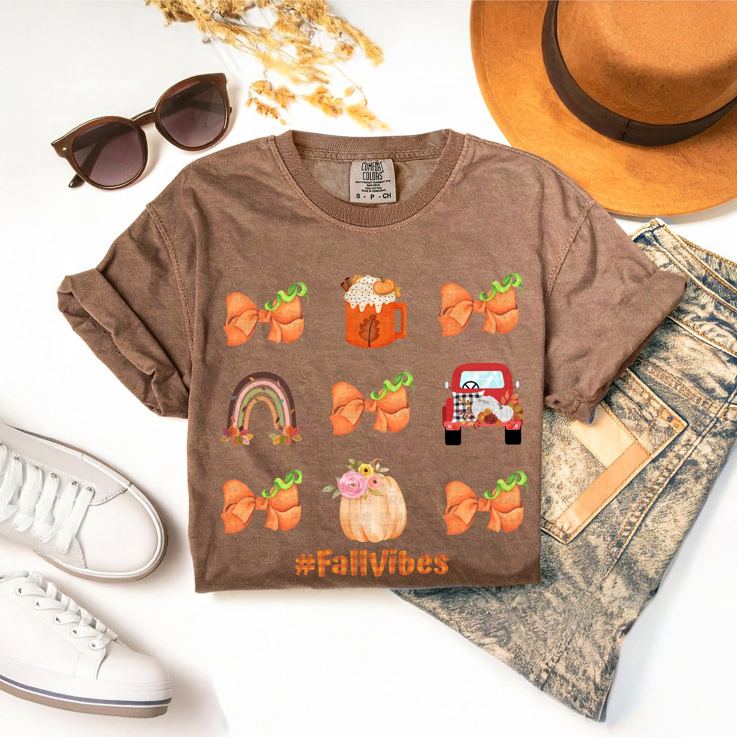 Fall Vibes Collage #2550 DTF Transfer